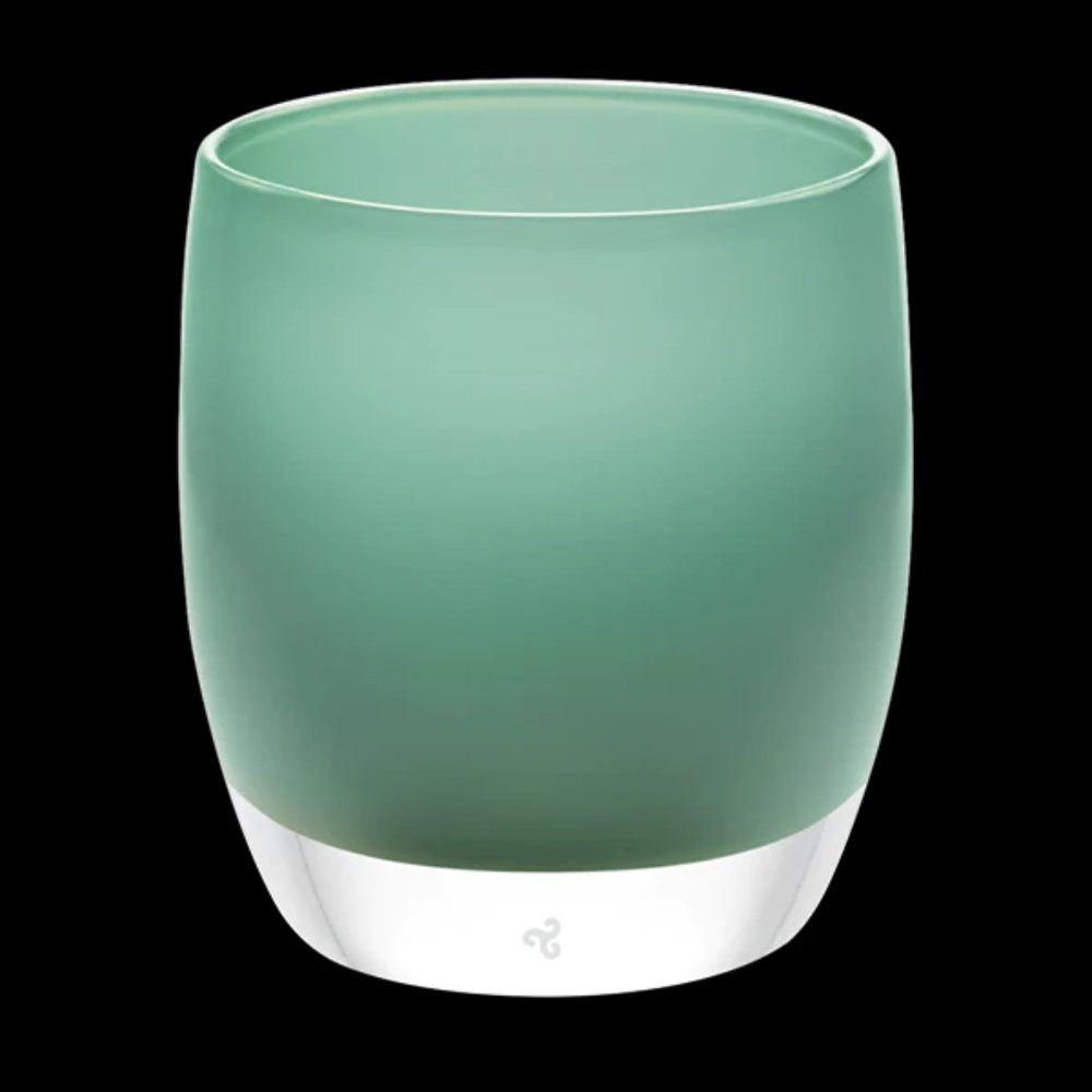 Glassbaby votive, green, strength, NWOT